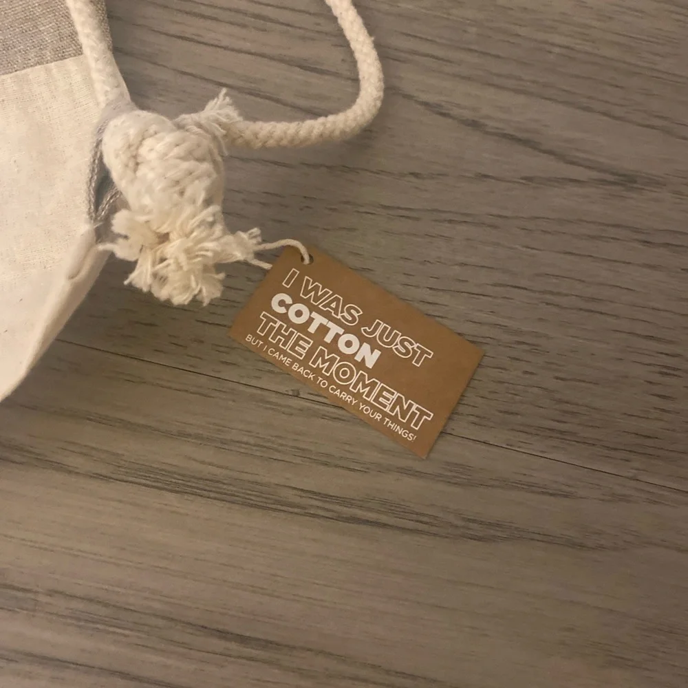 Cotton Drawstring Bag - Picture 2 of 2